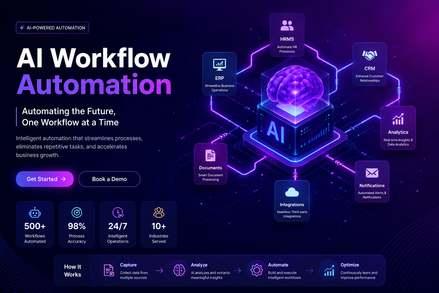 AI Dashboard Illustration