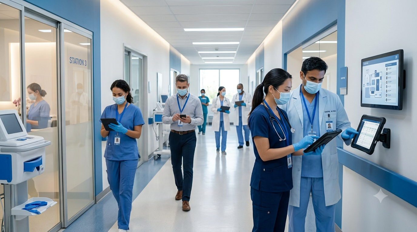 Healthcare staff attendance management